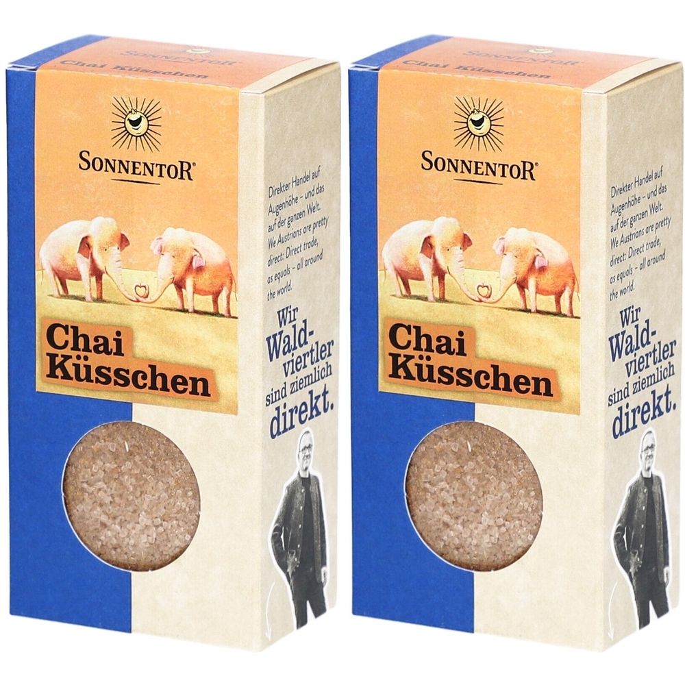 Sonnentor Chai Küsschen - Bio Gewürzzubereitung mit Zucker für Desserts