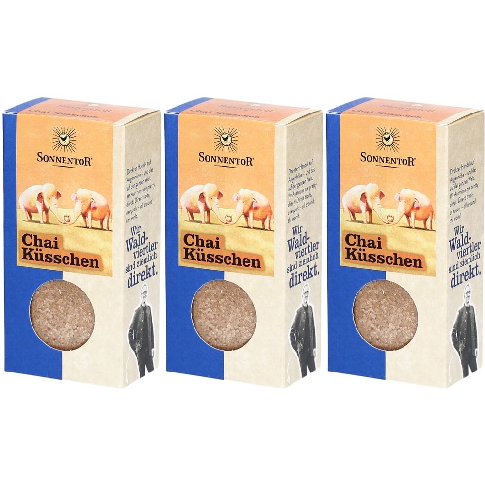 Sonnentor Chai Küsschen - Bio Gewürzzubereitung mit Zucker für Desserts