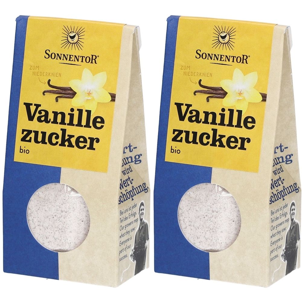 Sonnentor Bio Vanille Zucker - Mischung aus Zucker & Bourbon Vanille