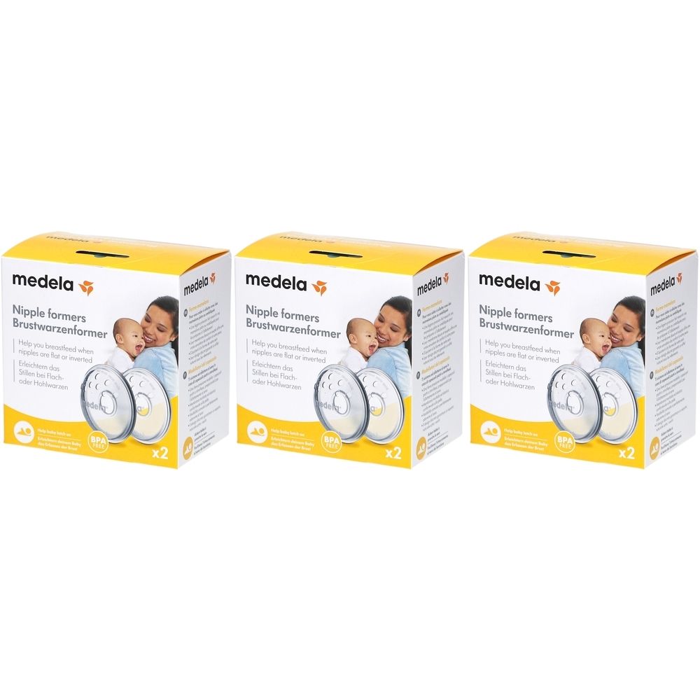 Medela Brustwarzenformer x2 - Stillhilfe für Flach- oder Hohlbrustwarzen