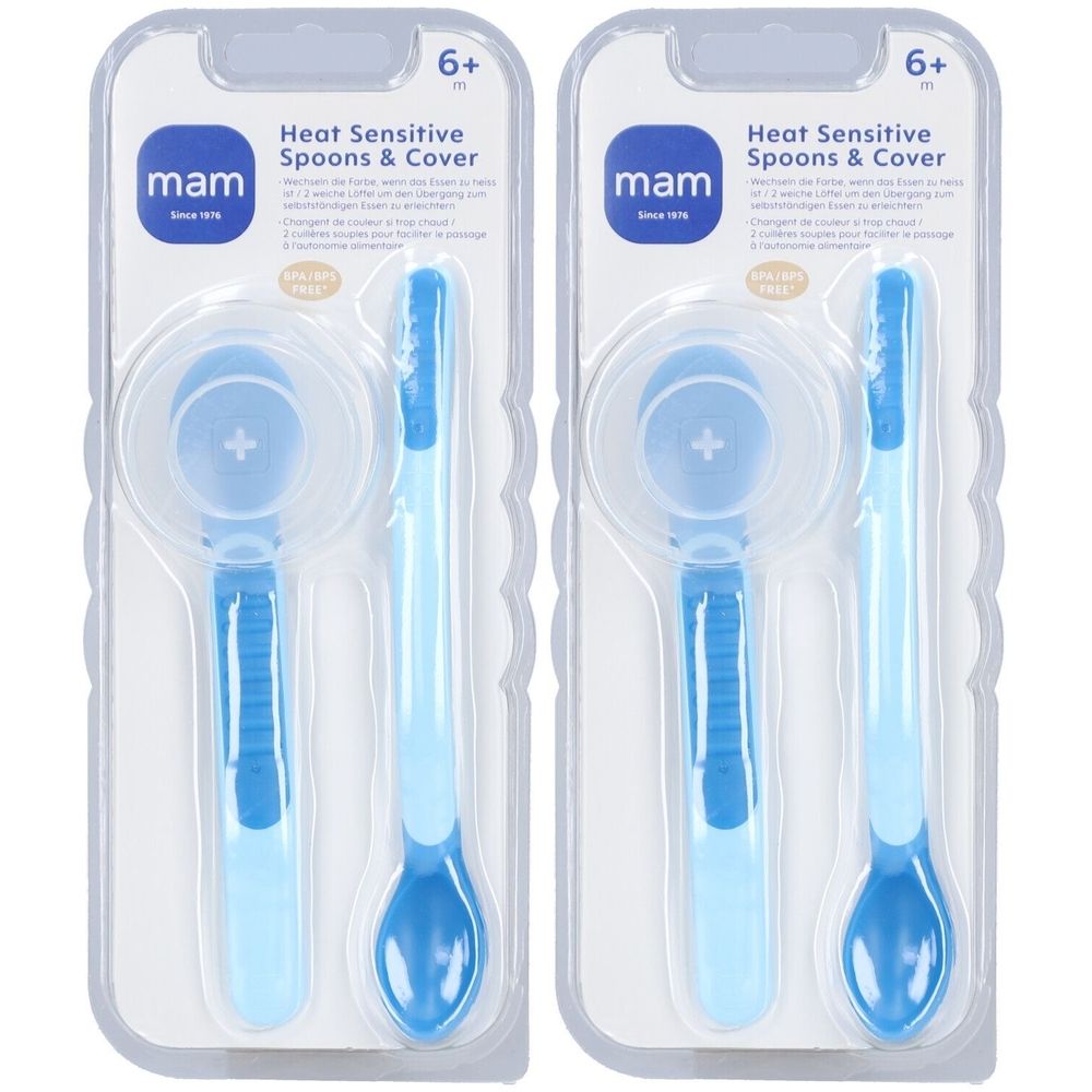 Mam Thermosensitive Löffel mit Etui 6+ Monate x2