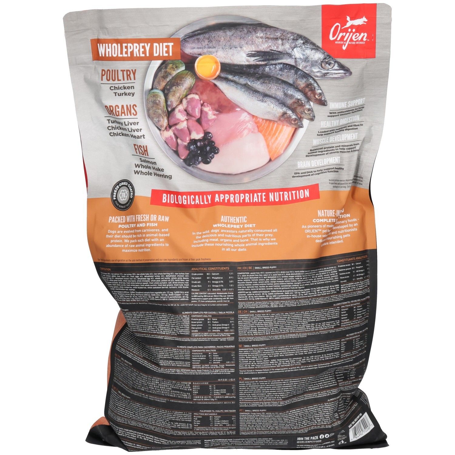 ORIJEN Puppy - Alimentation sèche pour Chiots Petites Races