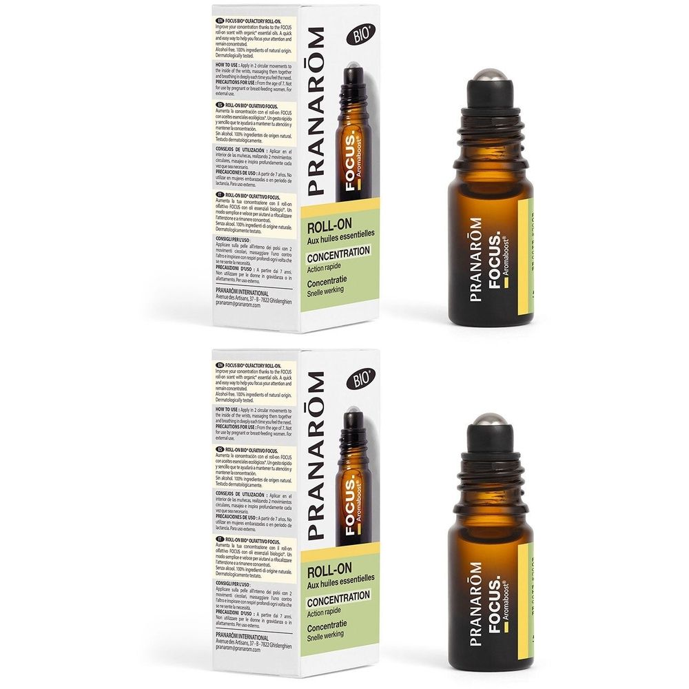 Pranarom Aromaboost Focus - Roll-On Konzentration mit Bio ätherischen Ölen