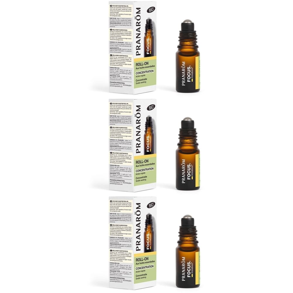 Pranarom Aromaboost Focus - Roll-On Konzentration mit Bio ätherischen Ölen