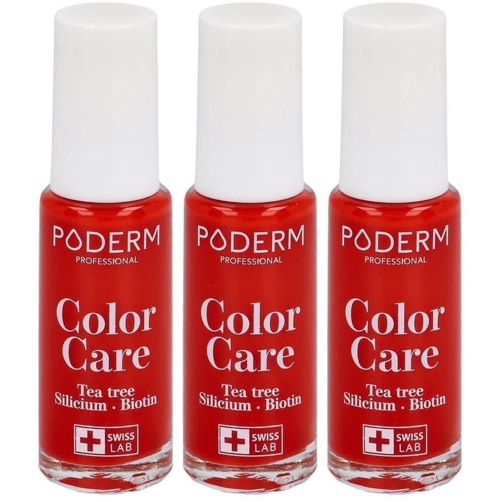 PODERRM Color Care Nagellack 363 Kräftiges Rot