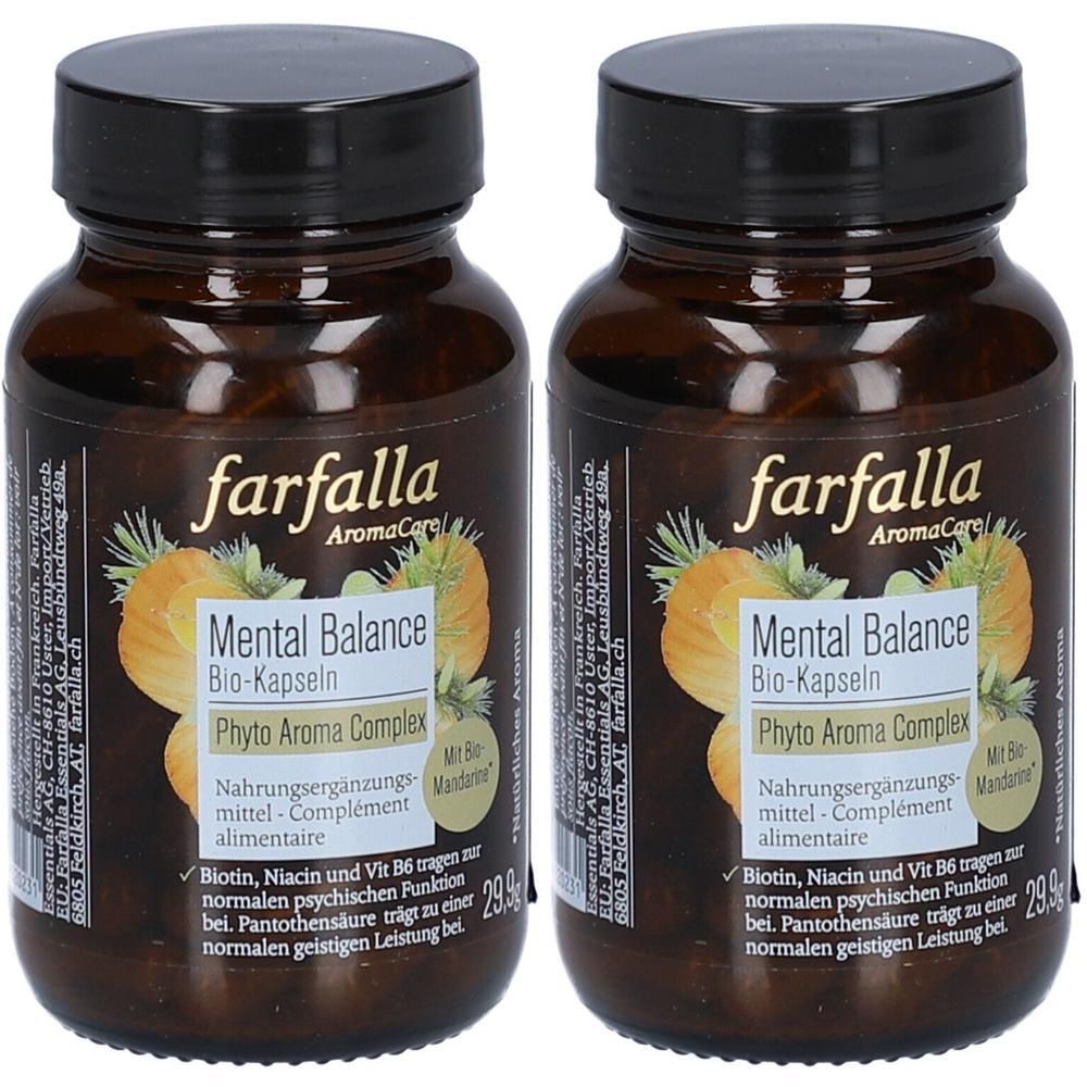 Farfalla Mental Balance Bio-Kapseln Phyto Aroma Complex