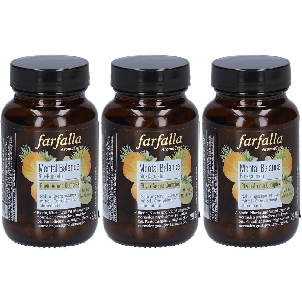Farfalla Mental Balance Bio-Kapseln Phyto Aroma Complex