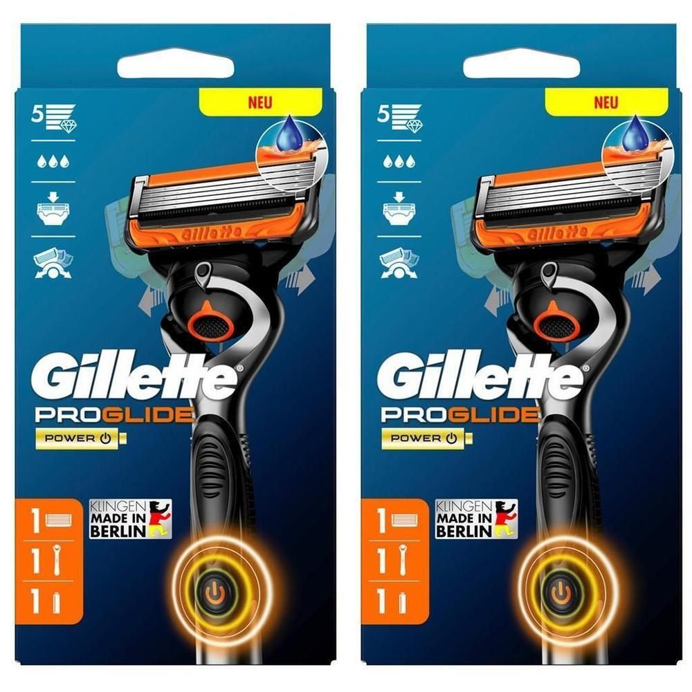 Gillette ProGlide Power Rasierer + 1 Ersatzklingenpackung + Batterie
