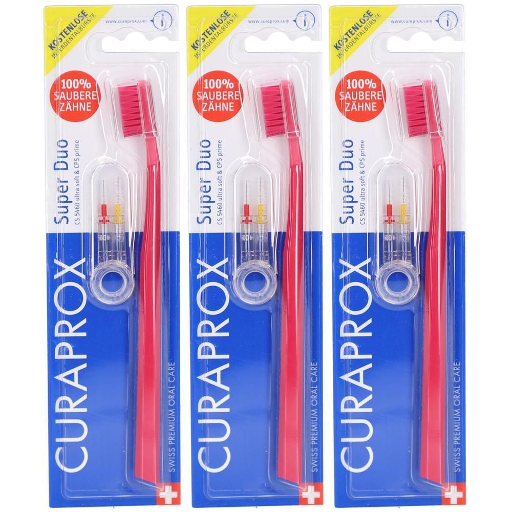 Curaprox Duo CS 5460 Ultra Soft Prime Start Set mit Duo Holder