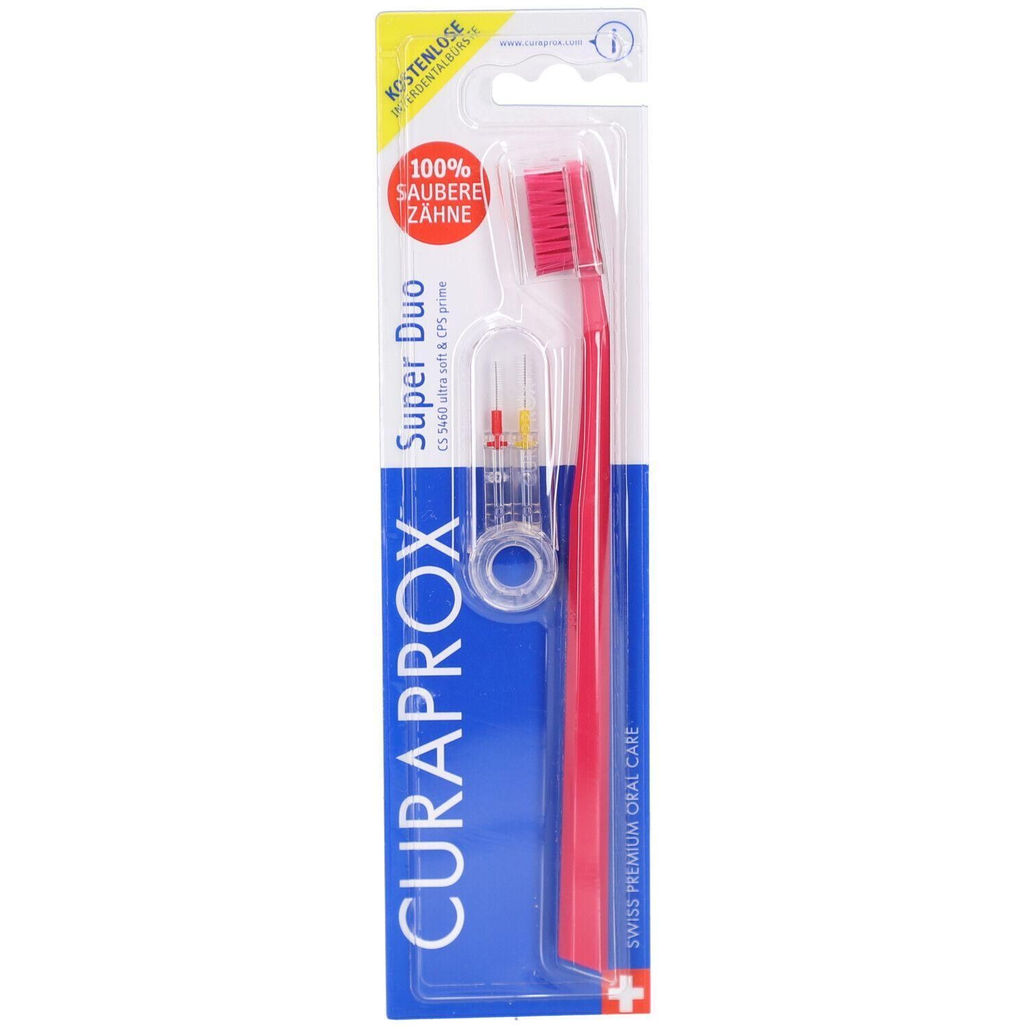 Curaprox Duo CS 5460 Ultra Soft Prime Start Set mit Duo Holder