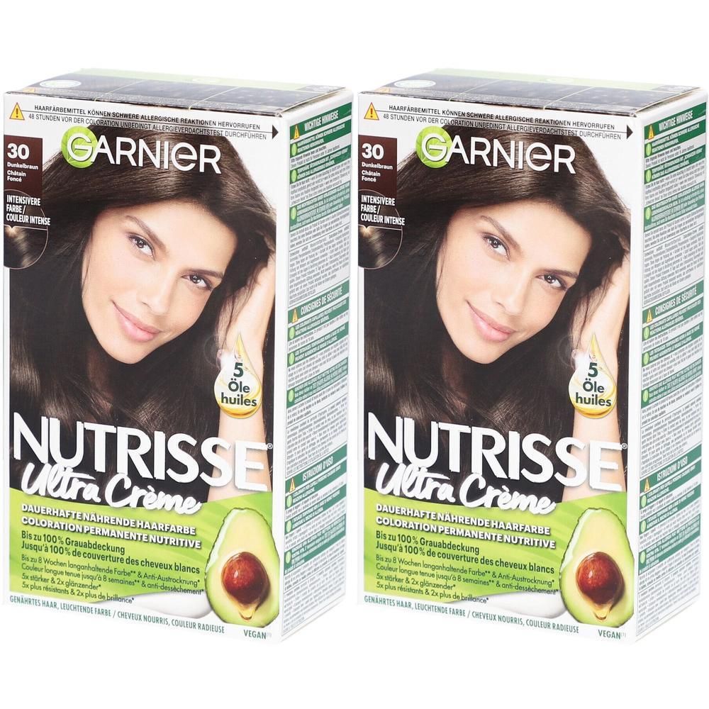 Garnier Nutrisse Creme Nährende permanente Coloration 30 Ebène