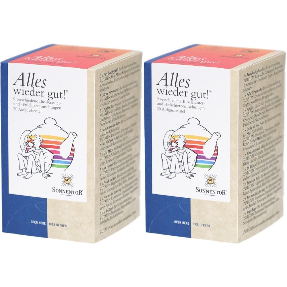 SonnentoR Alles wieder gut! Bio-Tee Probier mal! – 9 Sorten, 30 g