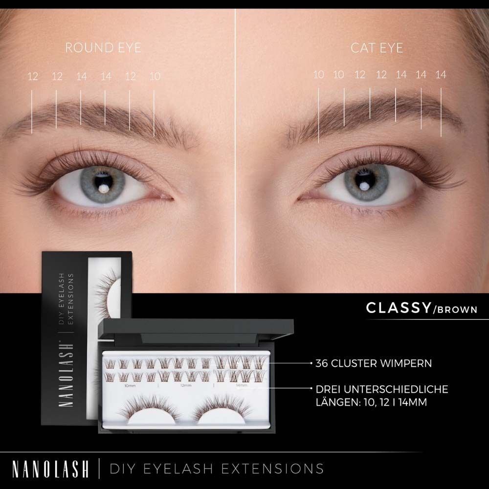 NANOLASH® DIY Extention de cils - Starter kit Classy Bro