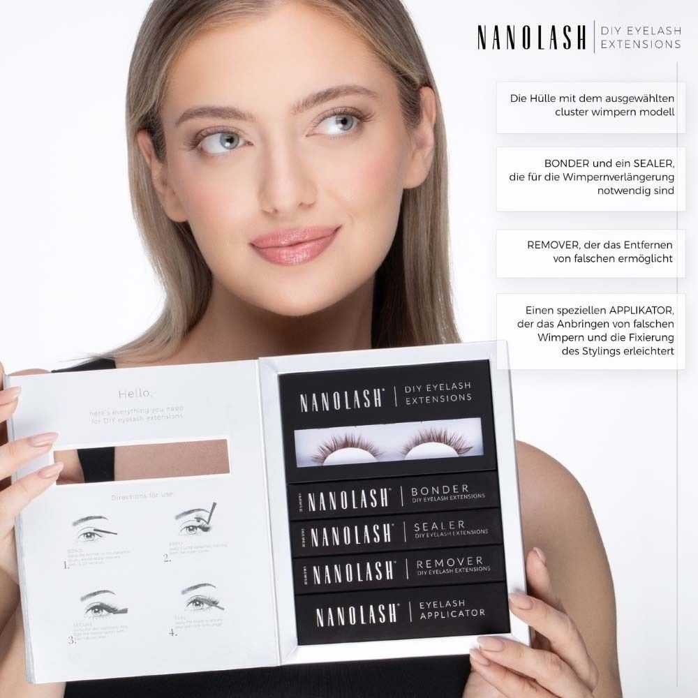 NANOLASH® DIY Extention de cils - Starter kit Harmony Bro