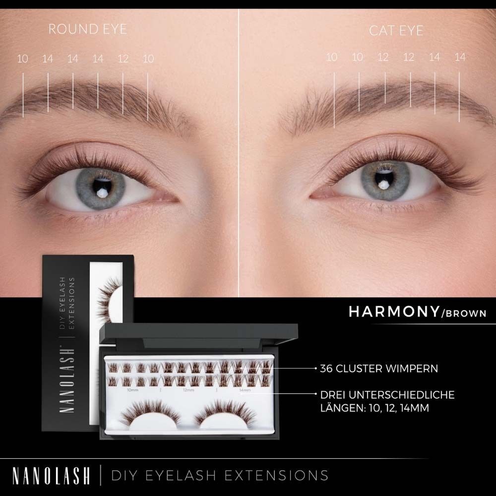 NANOLASH® DIY Extention de cils - Starter kit Harmony Bro