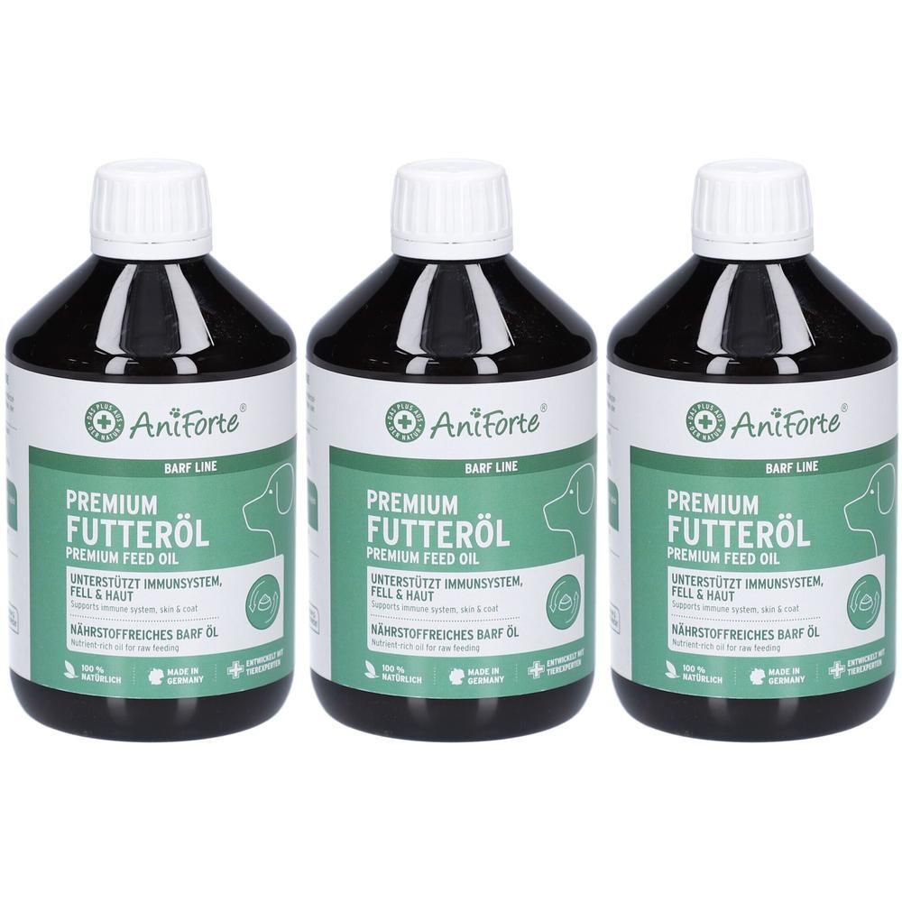 AniForte Barf Premium Speiseöl für Hunde – Unterstützung des Immunsystems
