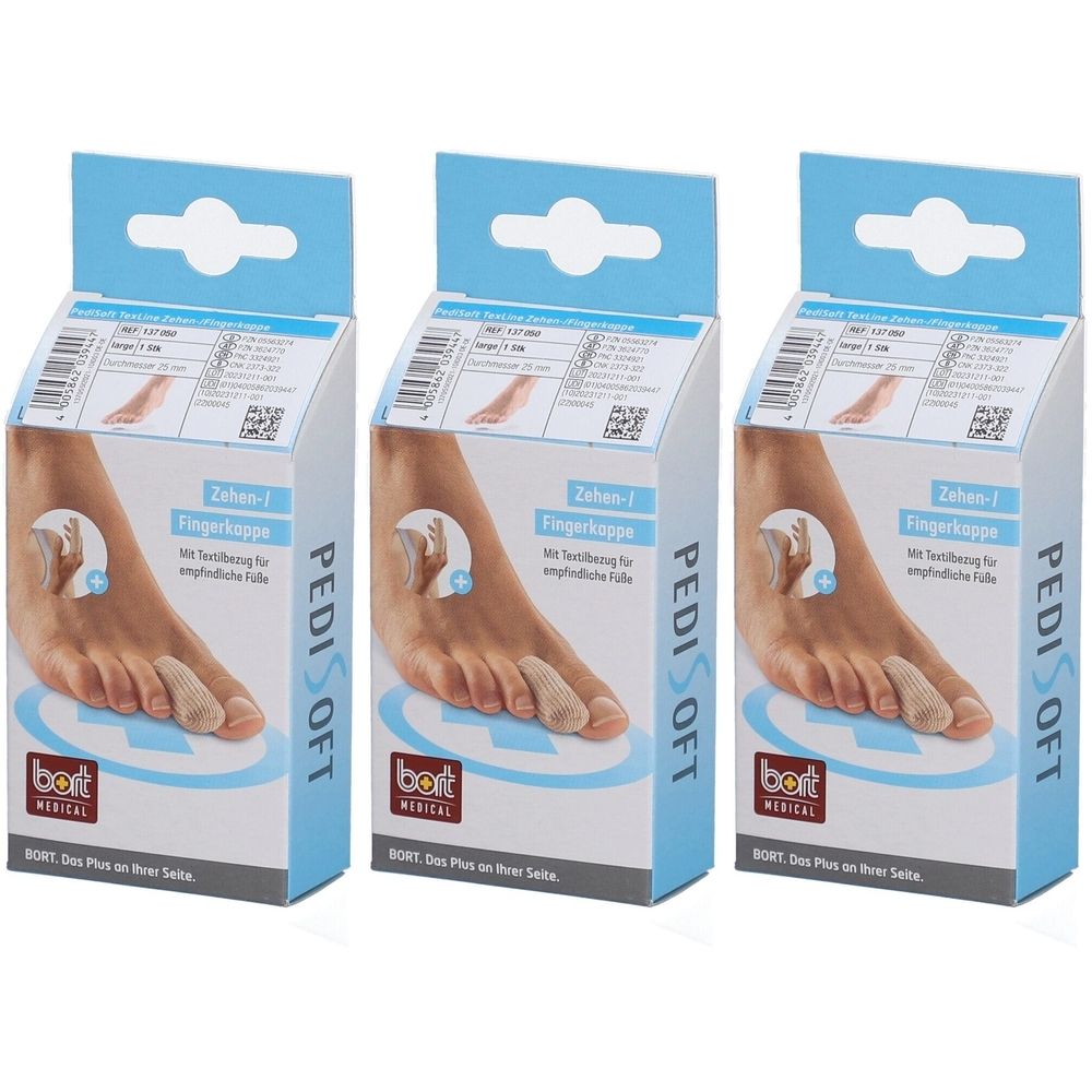 Bort PediSoft® TexLine Zehen-/Fingerkappe Gr. L