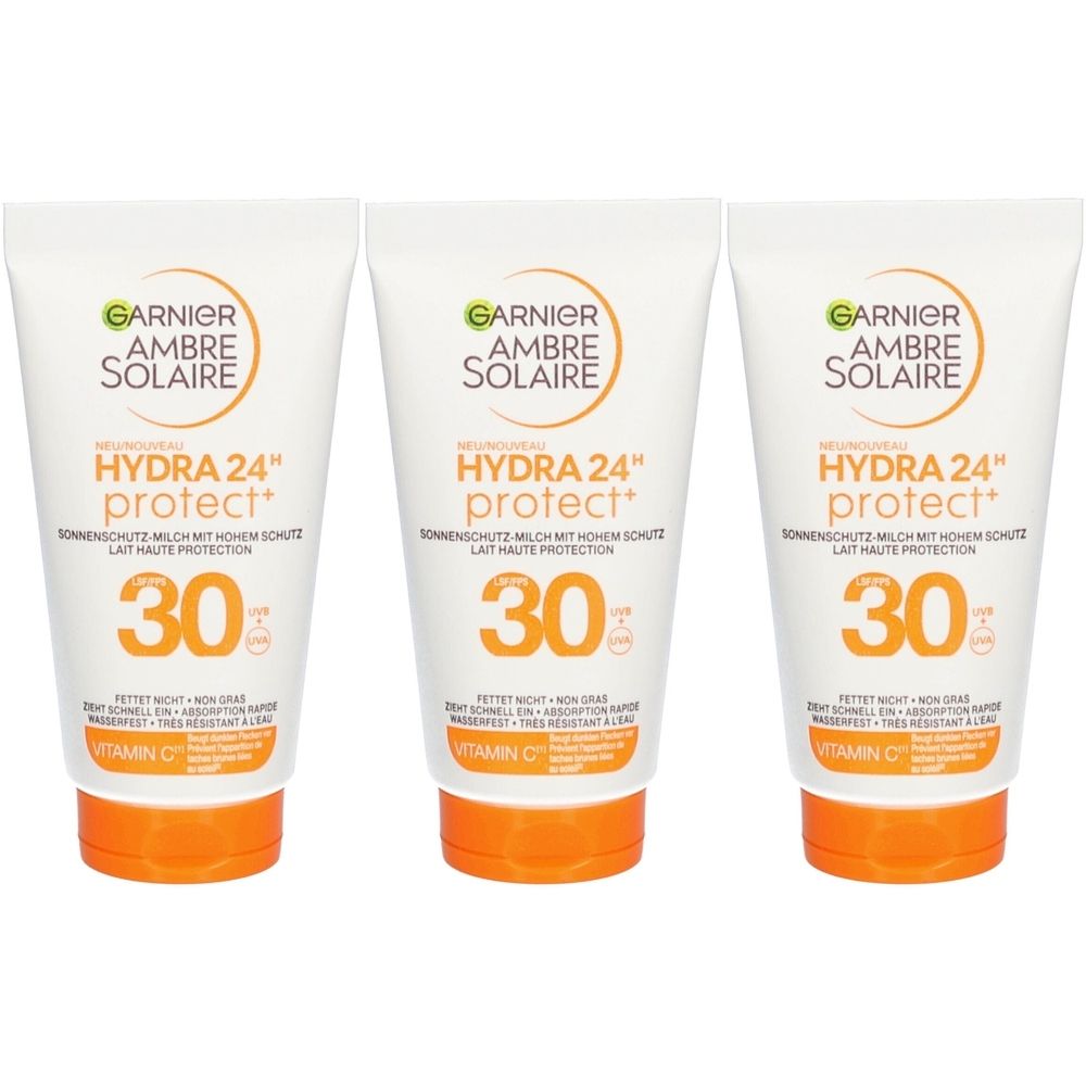 Garnier Ambre Solaire Sonnencreme Feuchtigkeitsspendende Sonnenmilch SPF 30
