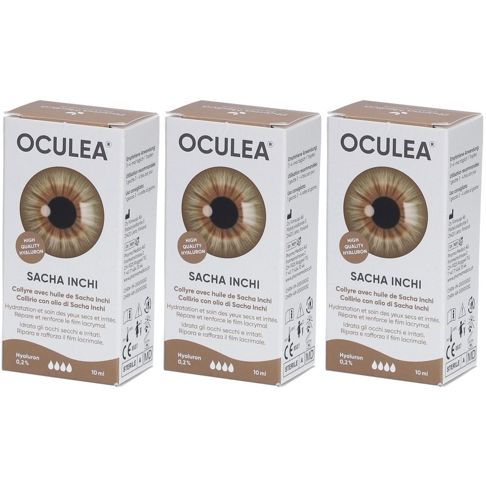 Oculea Sacha Inchi x3 3x10 ml Augentropfen