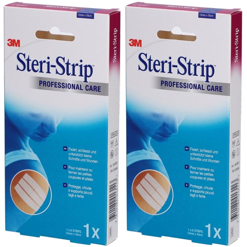 3M Steri-Strip™ Selbstklebende Hautnähte 12 x 100 mm - Weiß