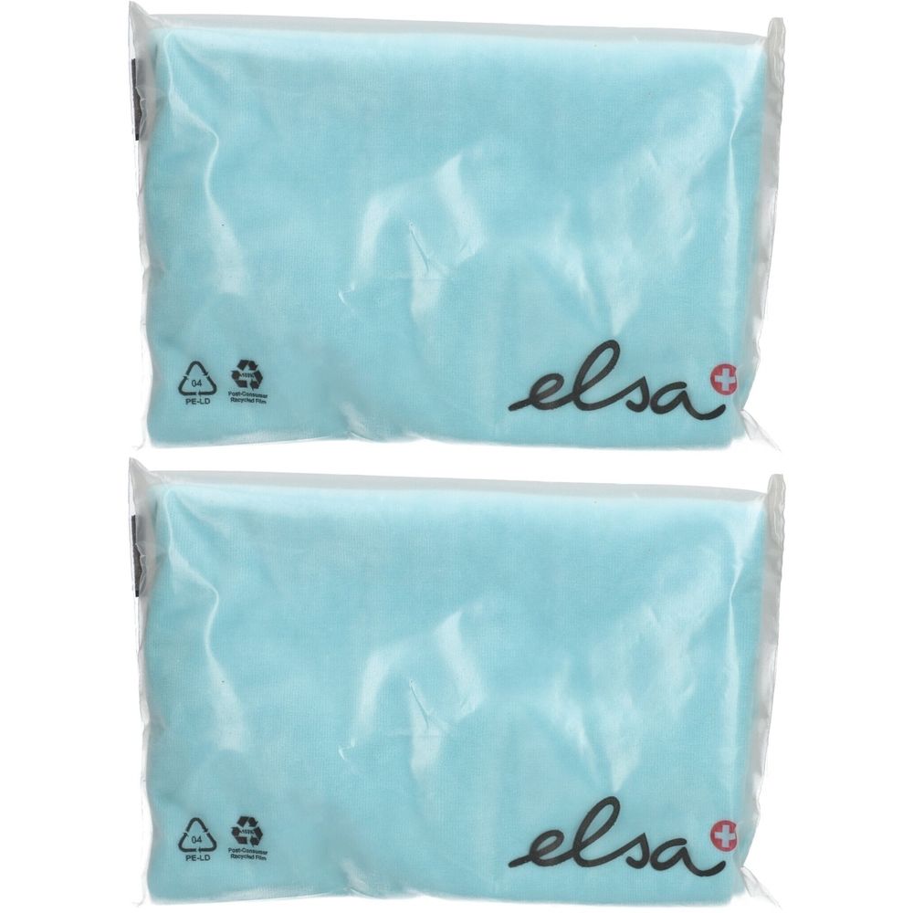 Elsa Kissenbezug 50 x 9 cm Samt Hellblau