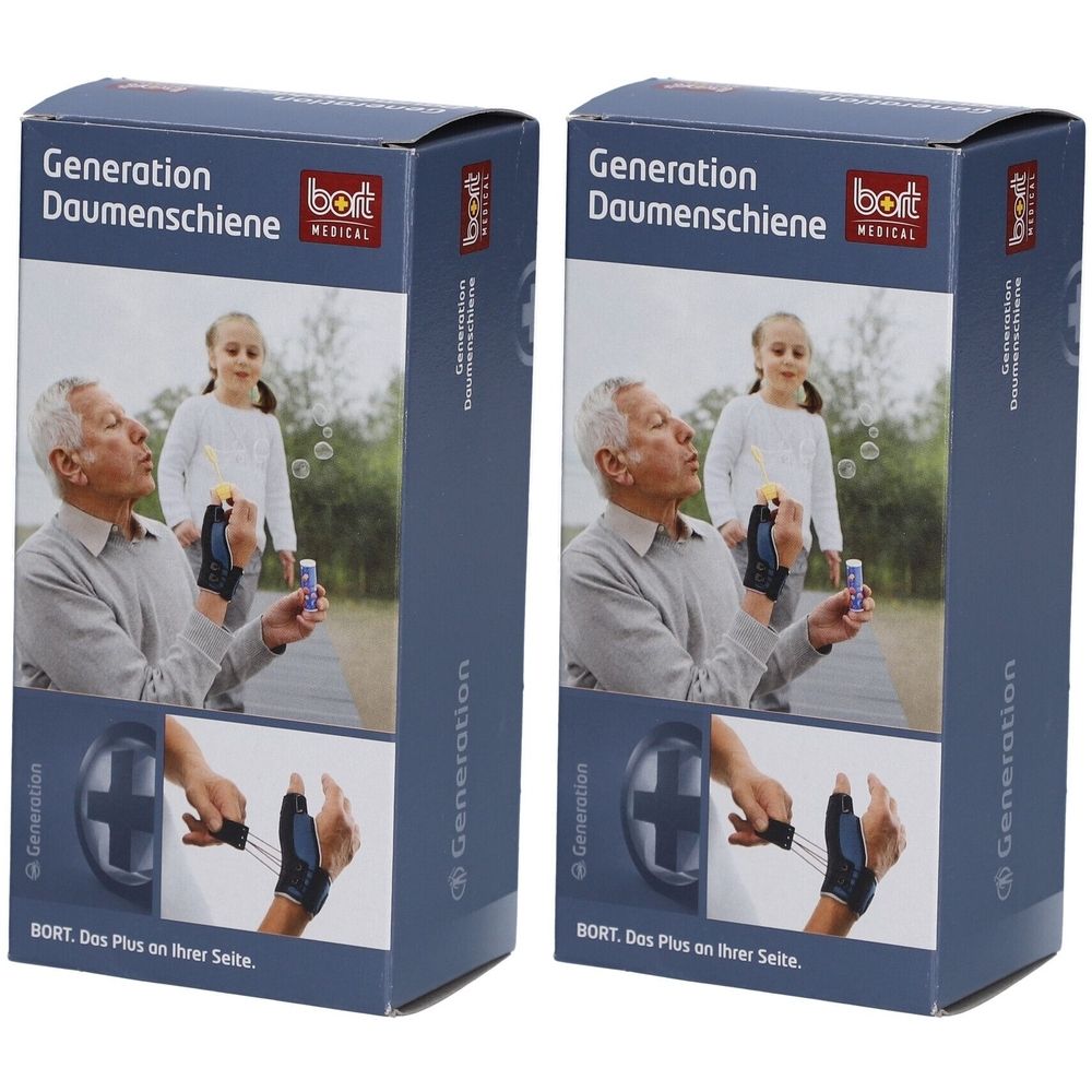 Bort Generation Daumenschiene links Gr. M blau