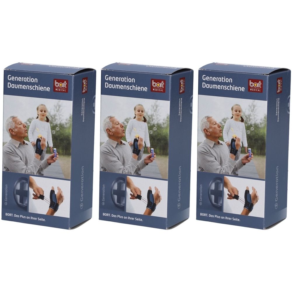 Bort Generation Daumenschiene links Gr. M blau