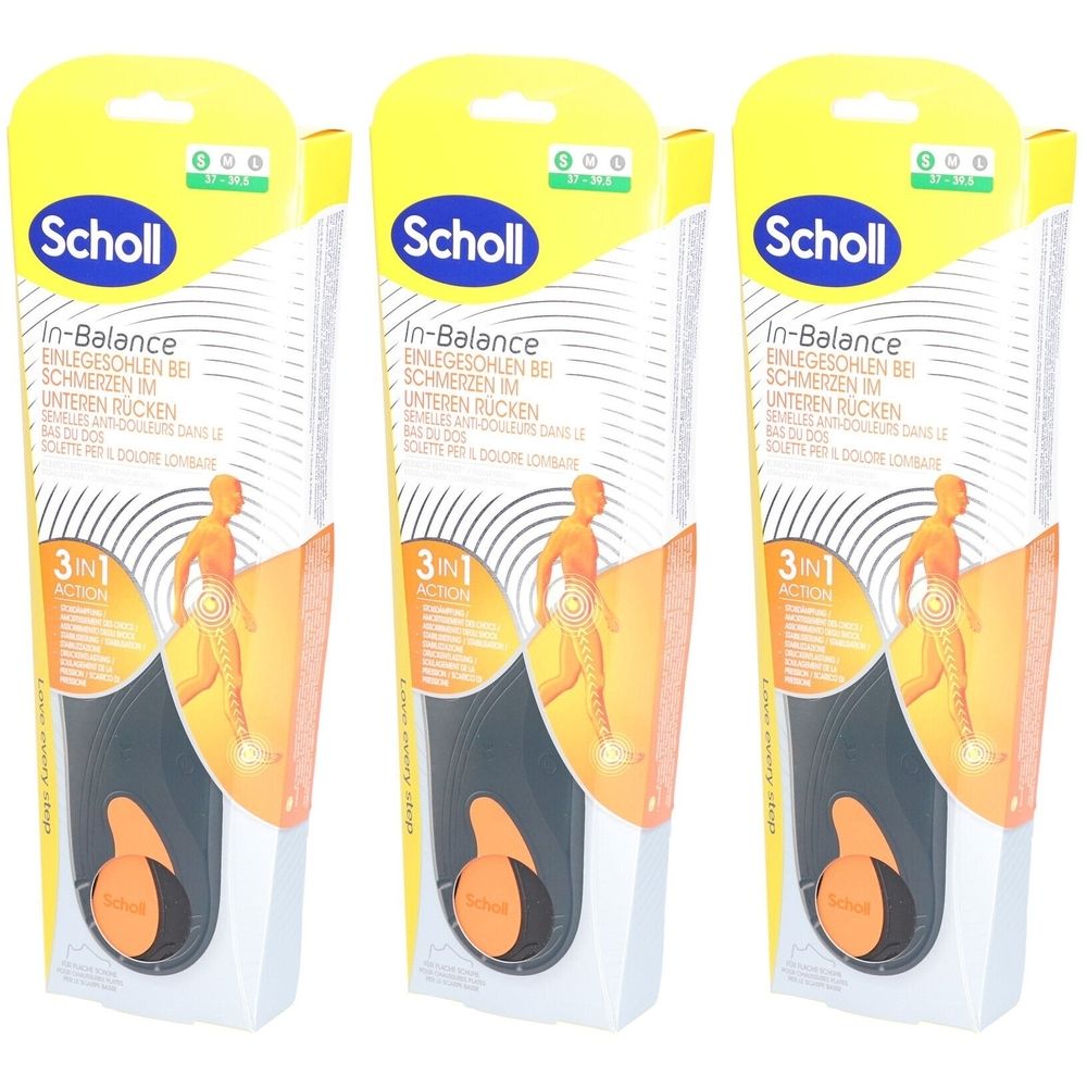 Scholl® In-Balance Einlegesohlen Gr. 37-39,5 (1 Paar)
