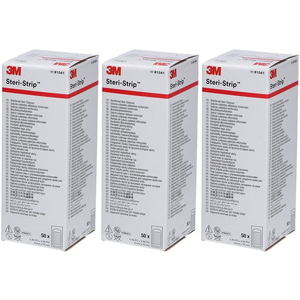3M Steri-Strip™ Steriles selbstklebendes Hautnahtmaterial 6 x 75 mm Chair