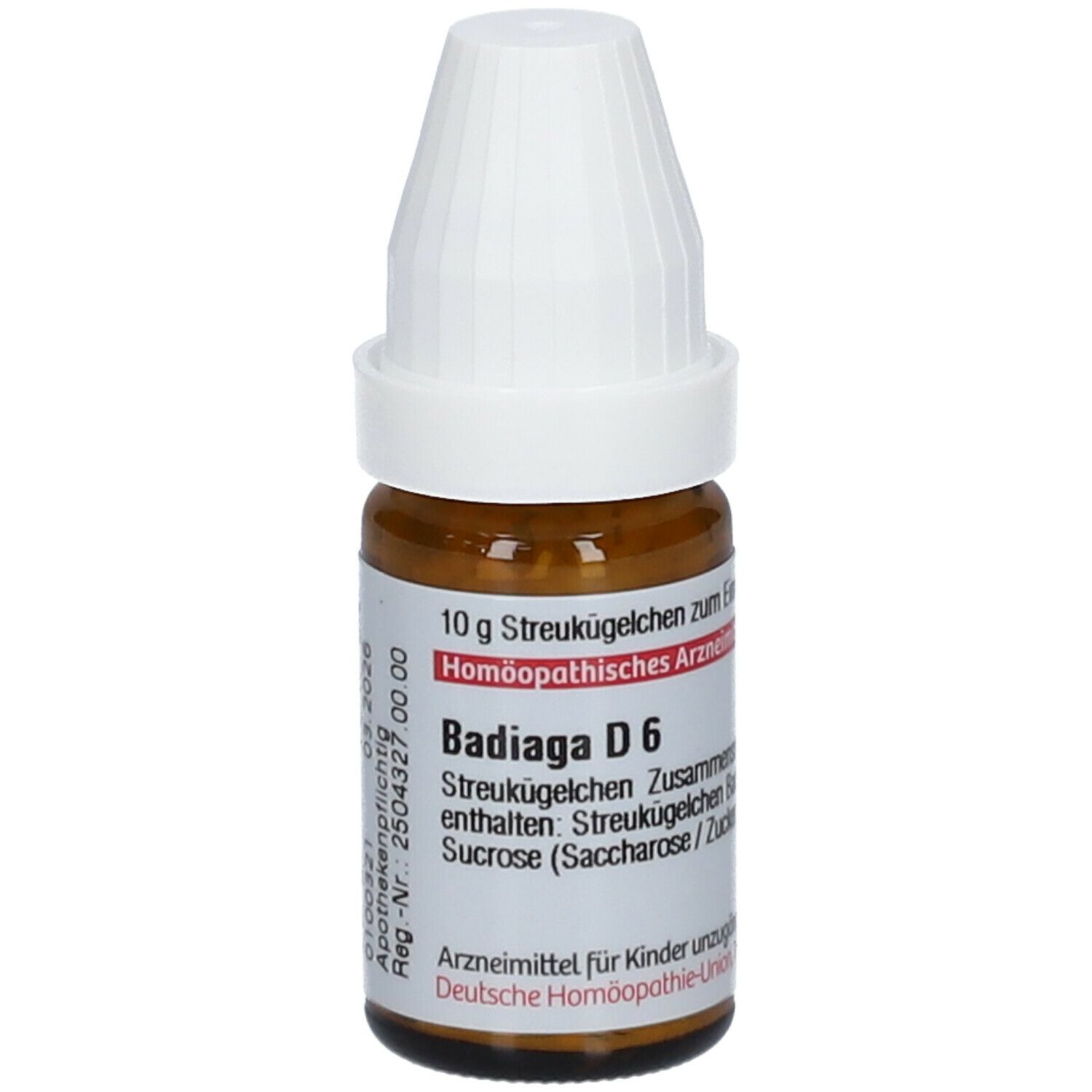 Badiaga D 6 Globuli 10 g