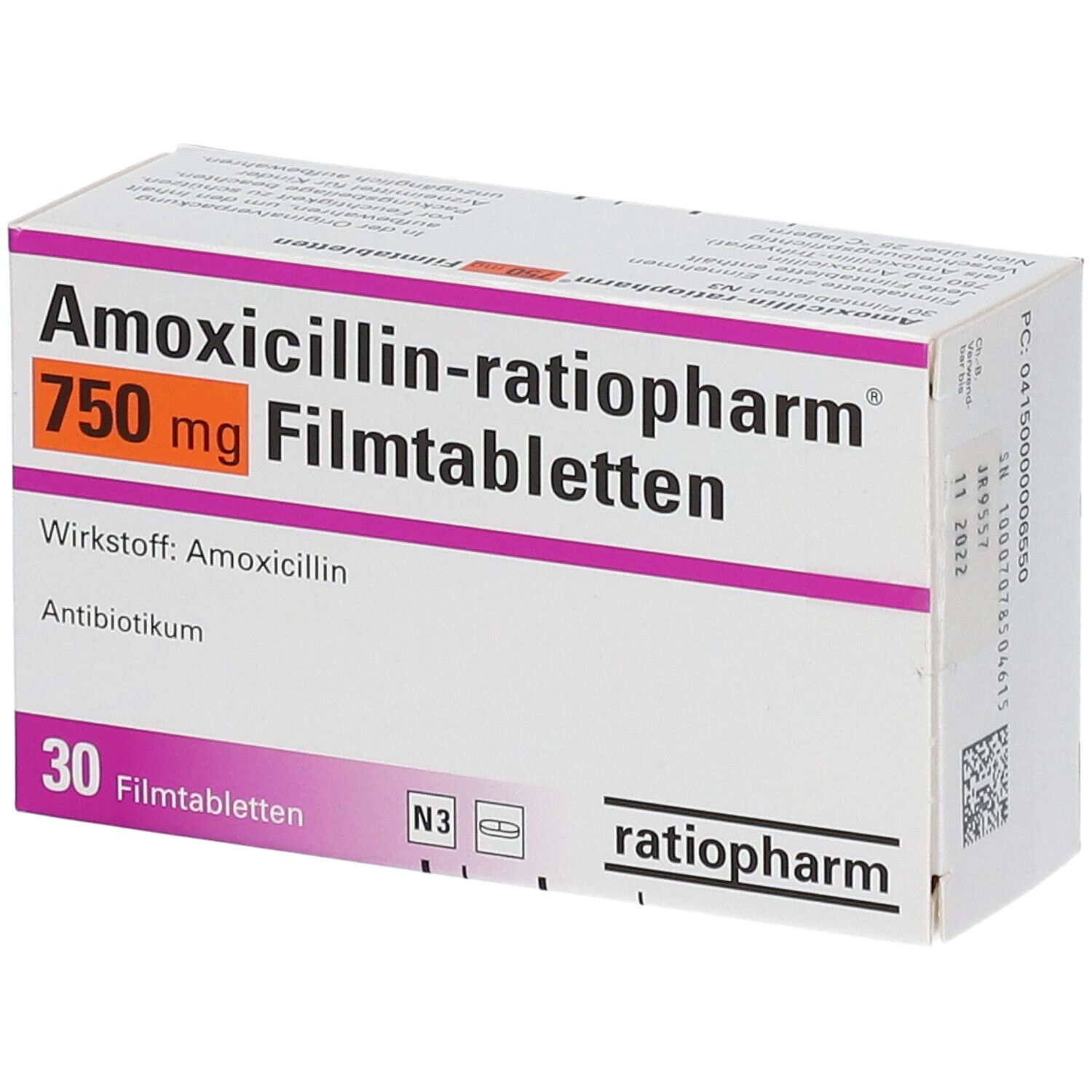 Amoxicillin al 750 pille