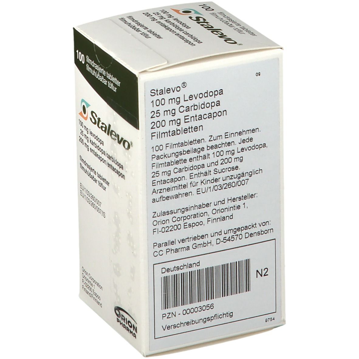 Stalevo® 100 mg/25 mg/200 mg