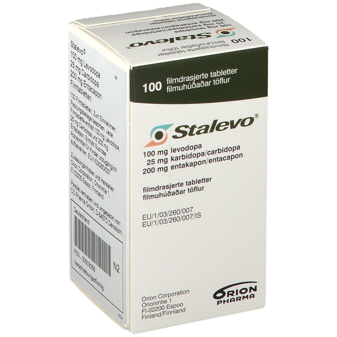 Stalevo® 100 mg/25 mg/200 mg
