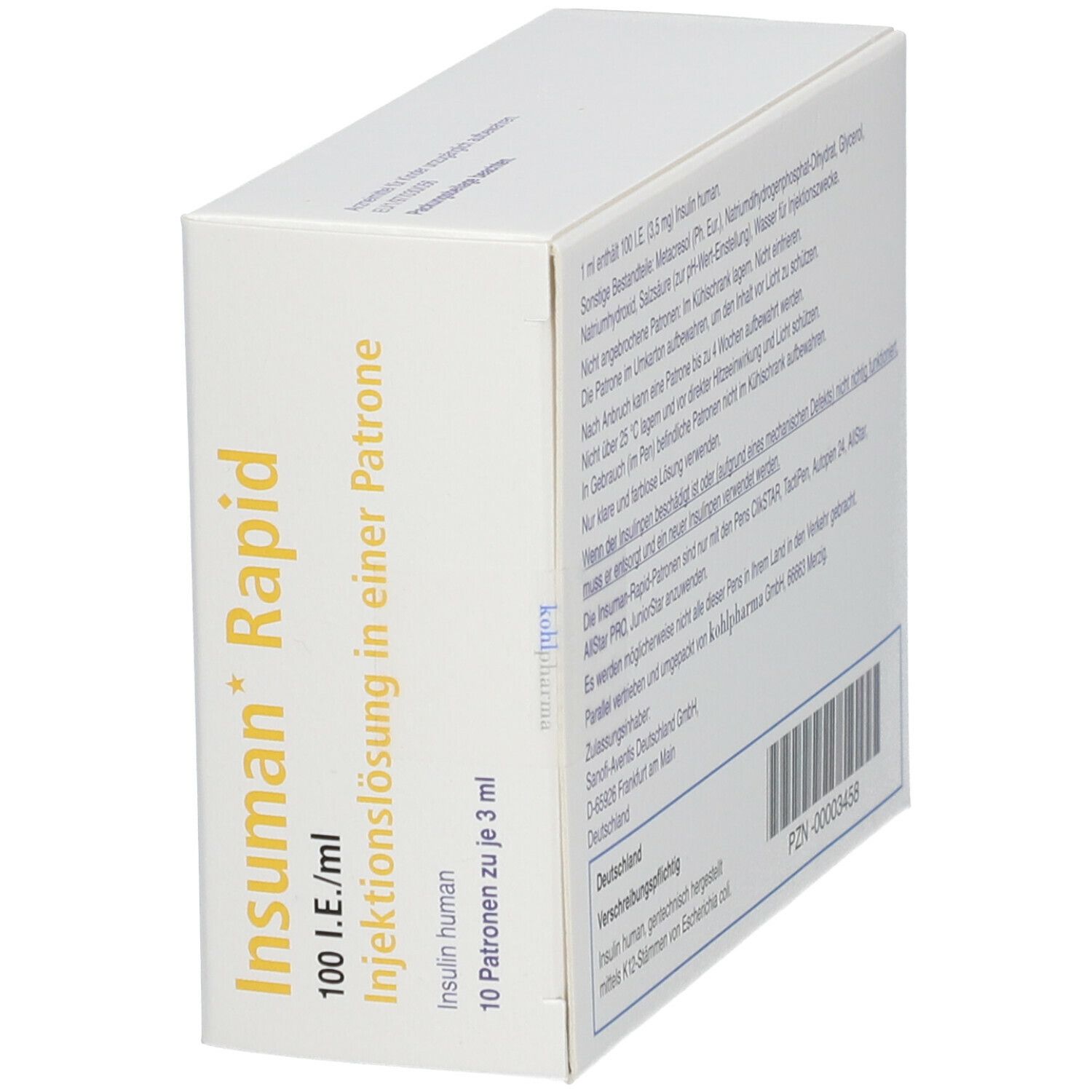 INSUMAN Rapid 100 I.E./ml