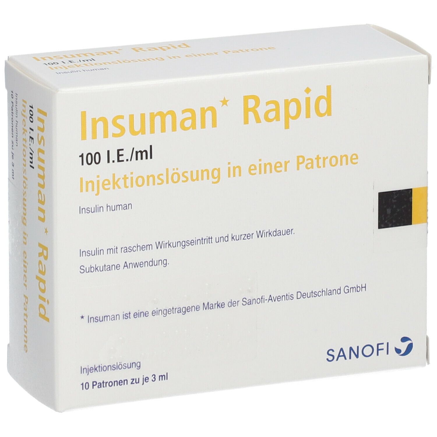 INSUMAN Rapid 100 I.E./ml