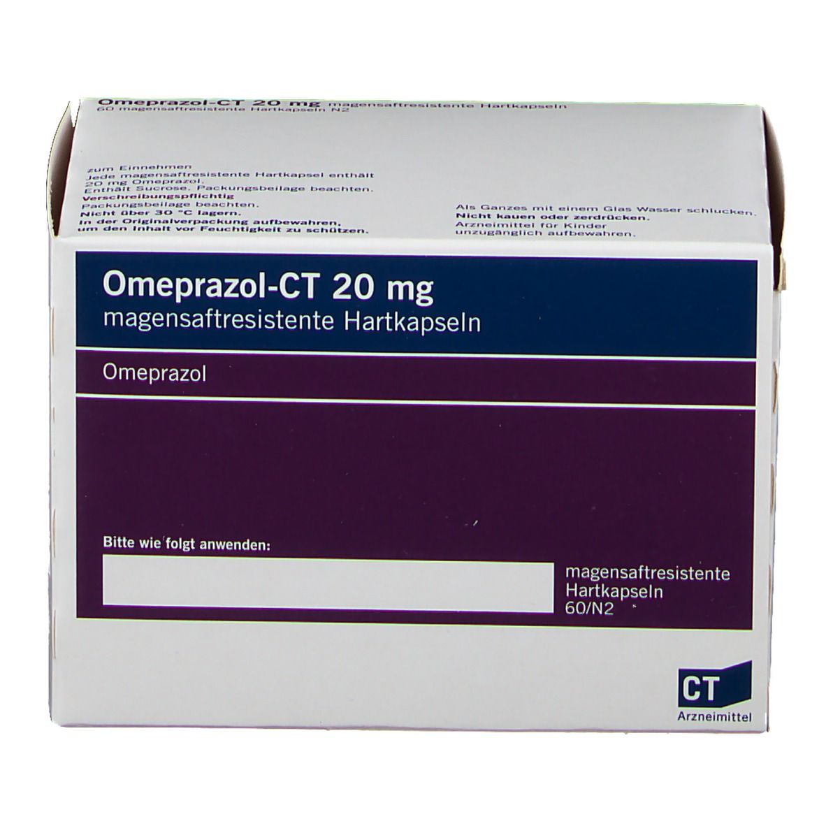 Omeprazol - Ct 20Mg a