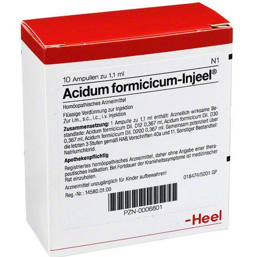 Acidum Formicicum Injeel Ampullen 10 St