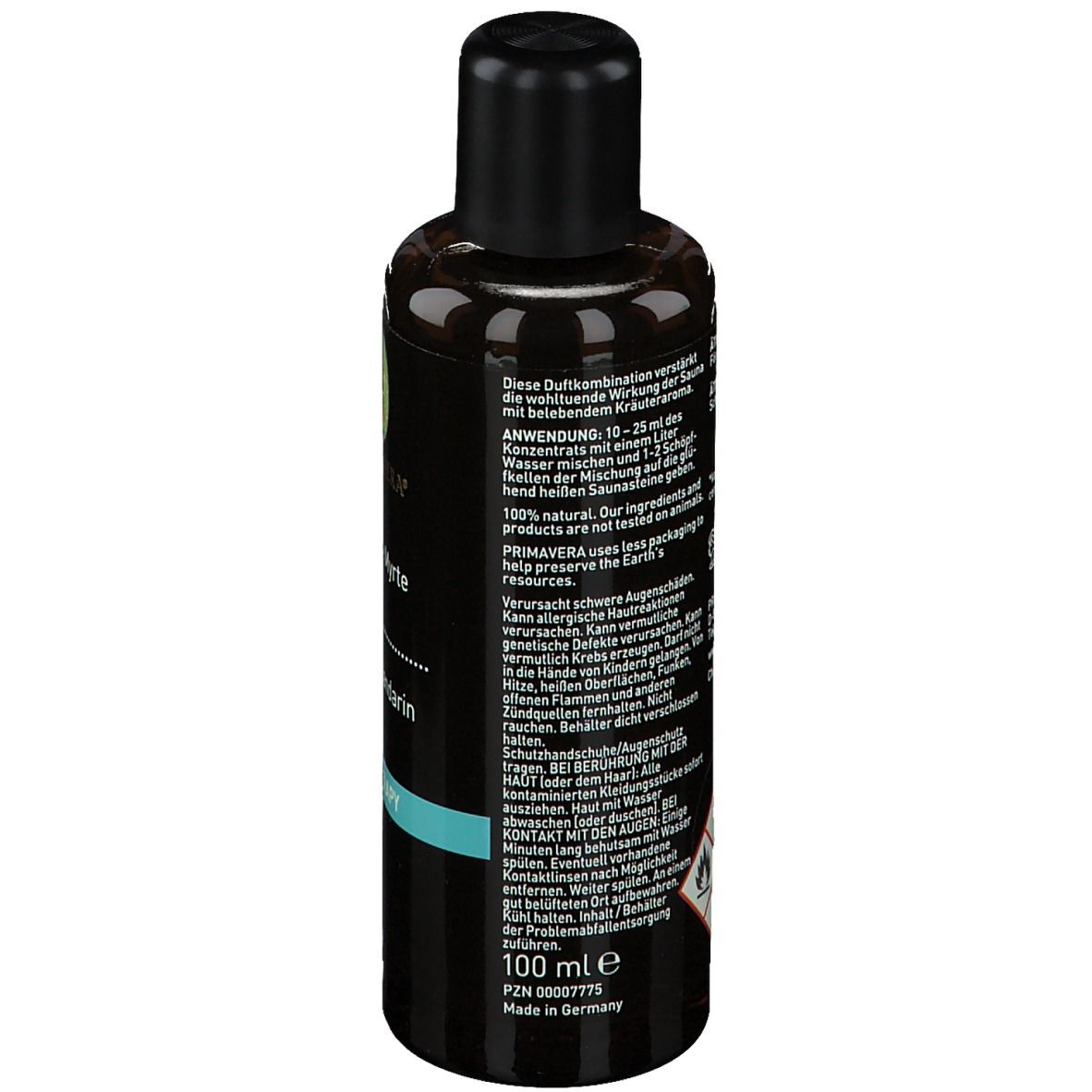 PRIMAVERA® Aroma Sauna Mandarine Myrte BIO