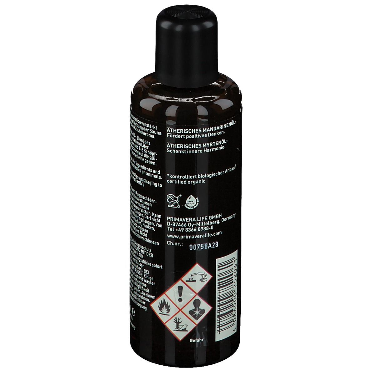PRIMAVERA® Aroma Sauna Mandarine Myrte BIO