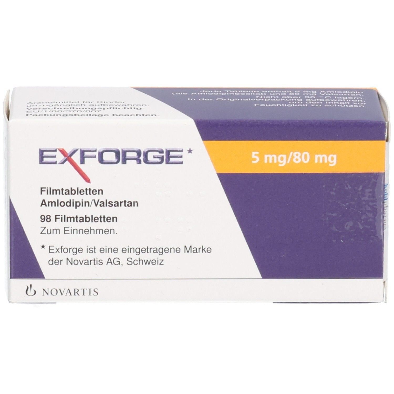 Exforge 5 mg/80 mg