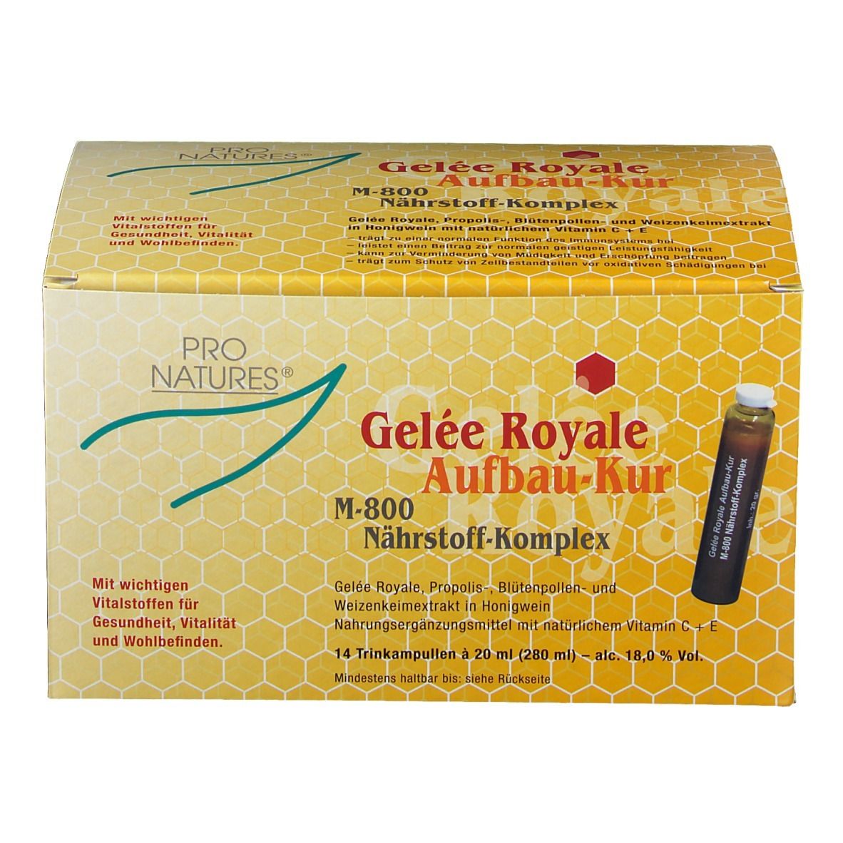 Gelee Royal Aufbaukur M800 Trinkampullen