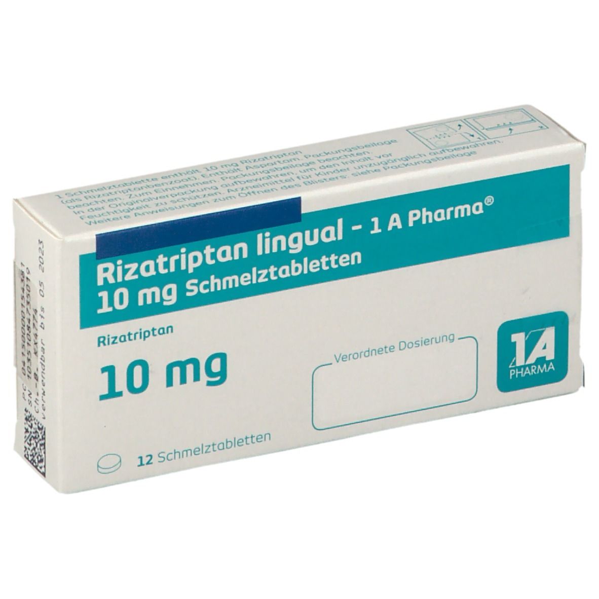 Rizatriptan lingual - 1 A Pharma® 10 mg