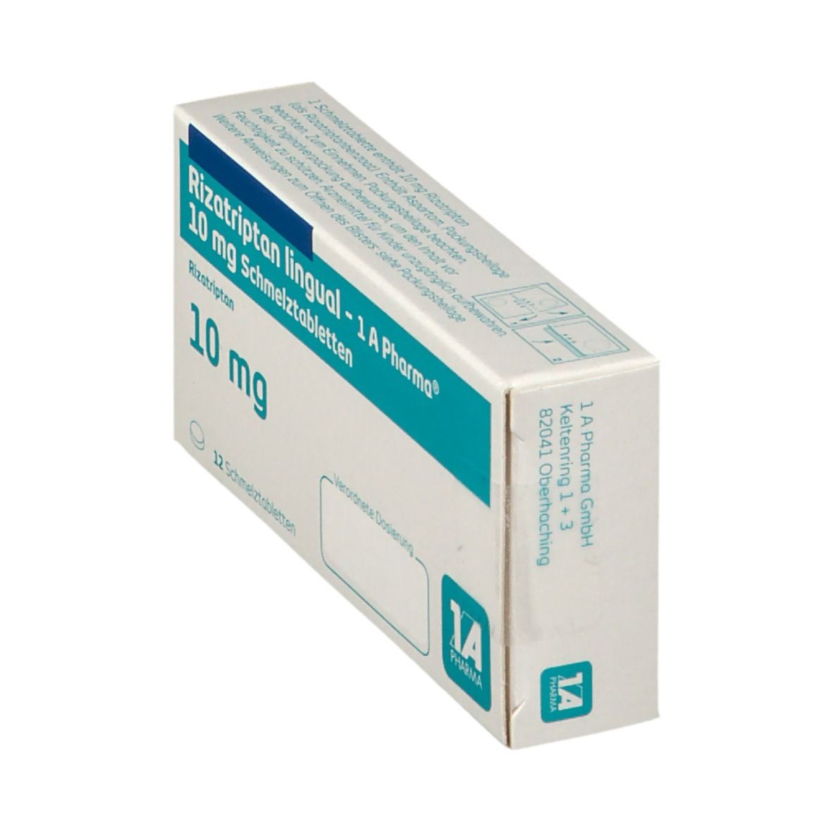 Rizatriptan lingual - 1 A Pharma® 10 mg