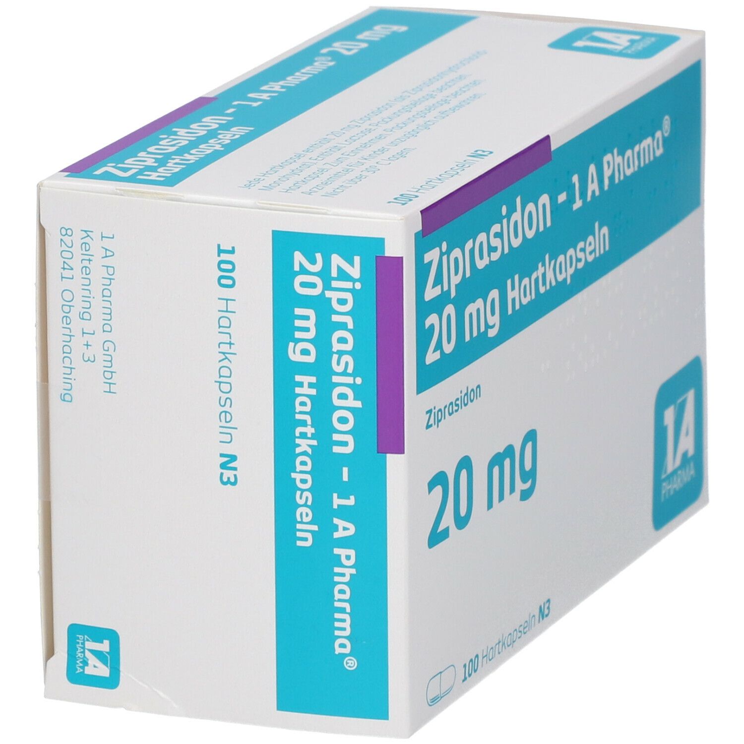 Ziprasidon-1A Pharma 20 mg Hartkapseln 100 St