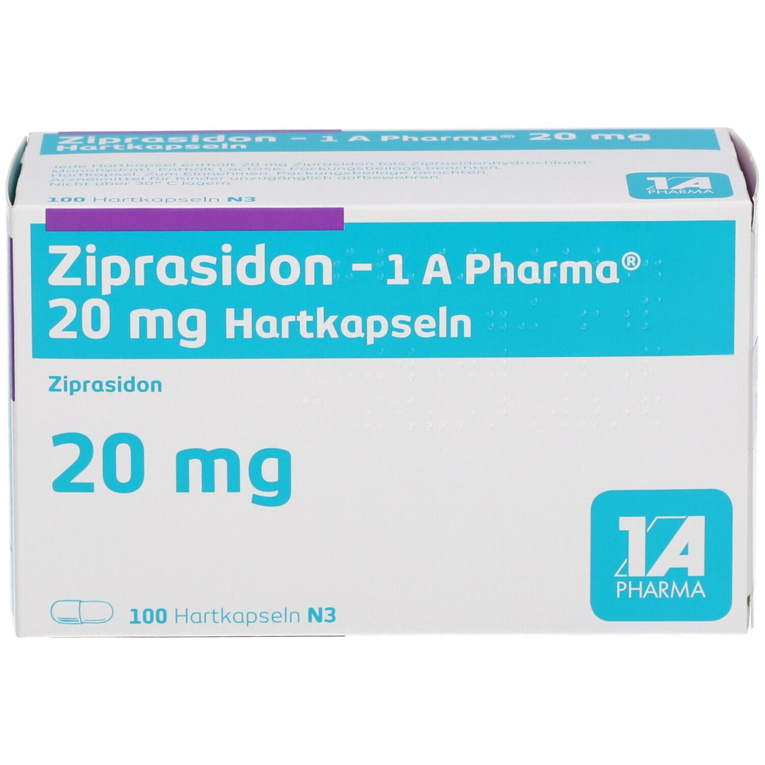 Ziprasidon - 1 A Pharma® 20 mg