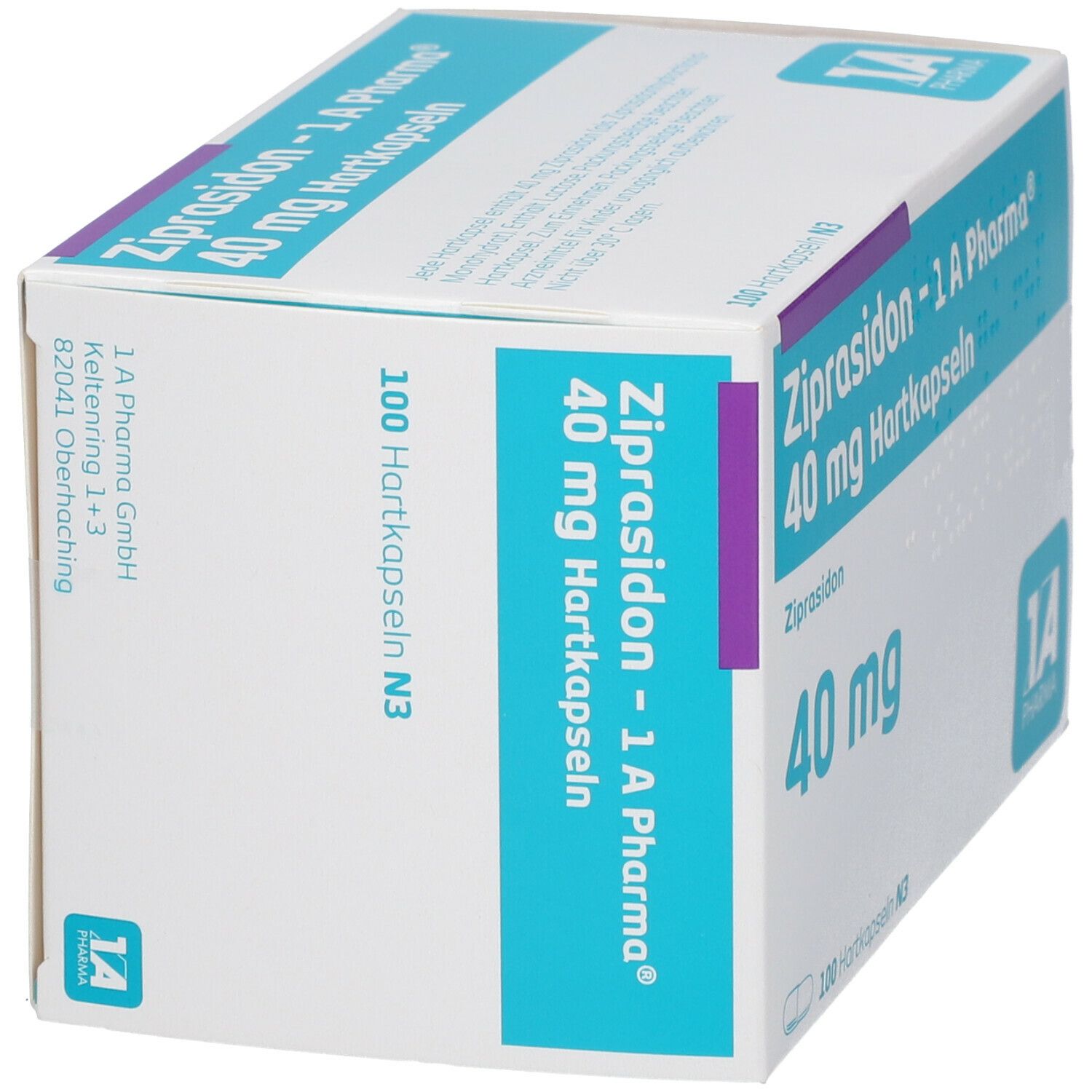 Ziprasidon-1A Pharma 40 mg Hartkapseln 60 St