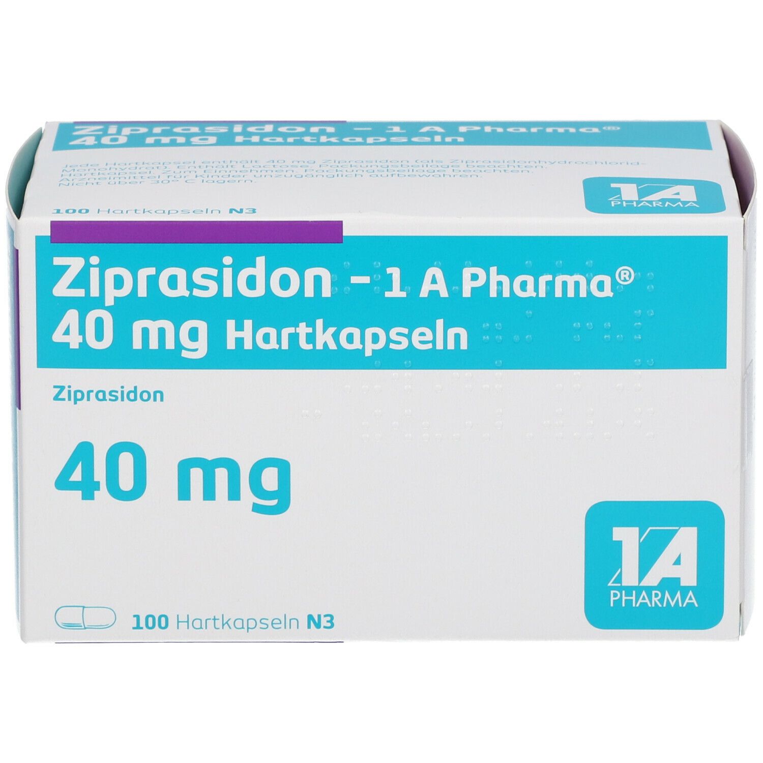 Ziprasidon - 1 A Pharma® 40 mg