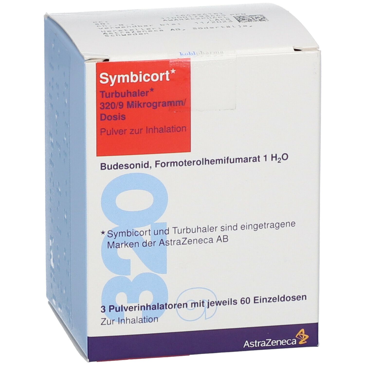 Symbicort Turbohaler 320/9 µg/Dosis 60 ED