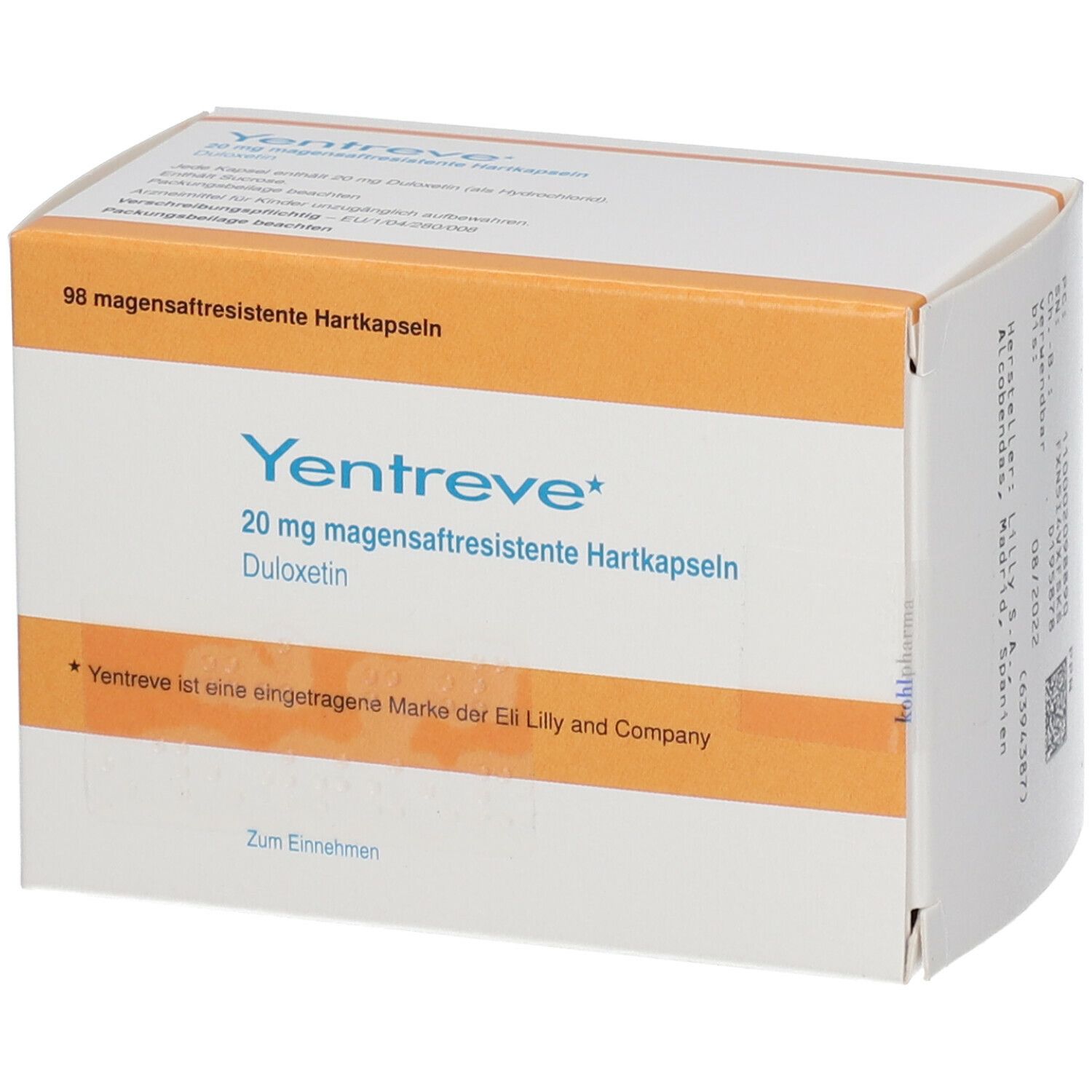 Yentreve 20 mg