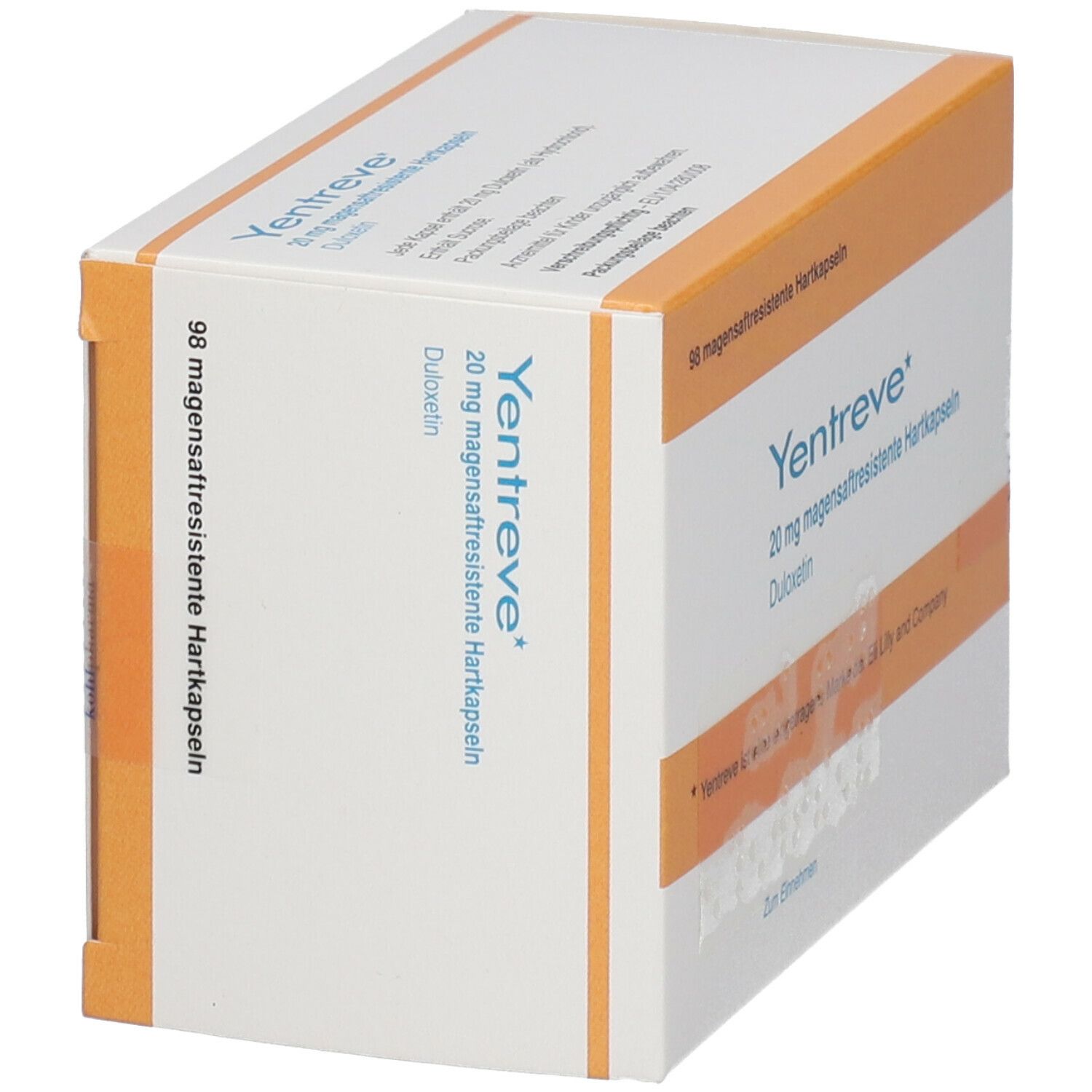 Yentreve 20 mg magensaftresistente Hartkapseln 98 St Magensaftresistente